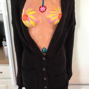 Multicolored sexy cardigan!